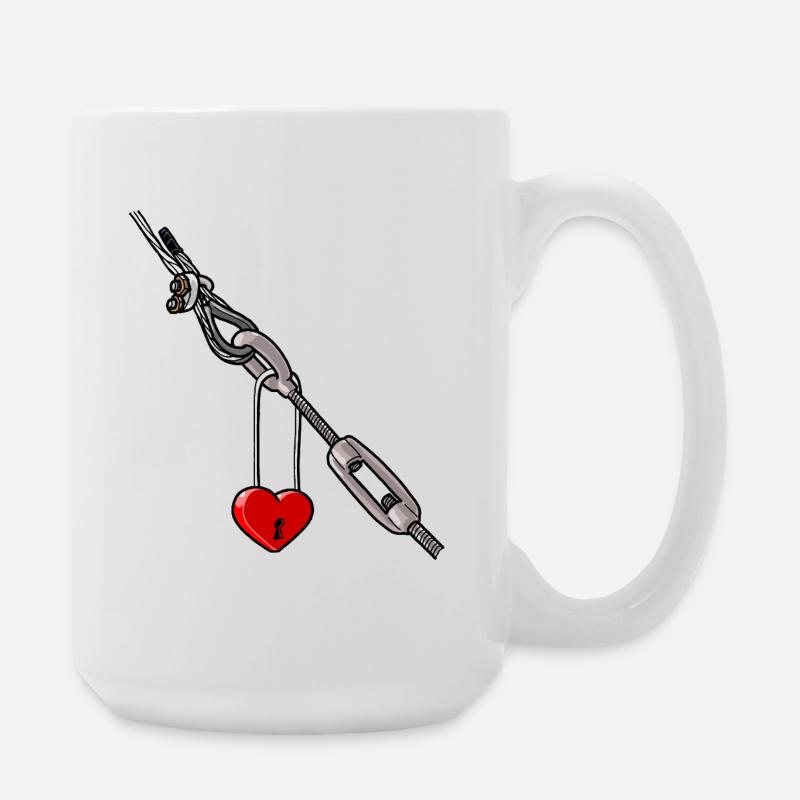 1404_hartje - Große Tasse 440 ml - Weiß