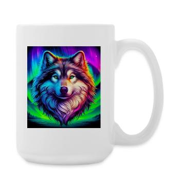 Wolf - Large Mug 440 ml - white - Right