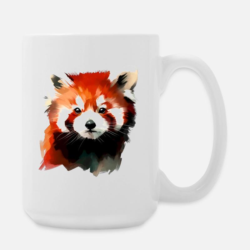 petit panda - Grande tasse 440 ml - blanc