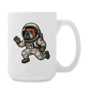 Astro Bulldog Explorer - Grande tasse 440 ml - blanc - Droite