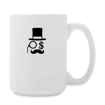 I'm Boring Baby All I Do Is Make Money Come Home - Large Mug 440 ml - white - Right