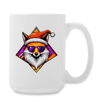 Fox Santa Swag - Grande tasse 440 ml - blanc - Droite