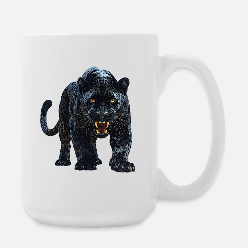 Panther - Large Mug 440 ml - white