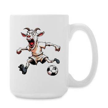 Goat Football - Large Mug 440 ml - white - Right