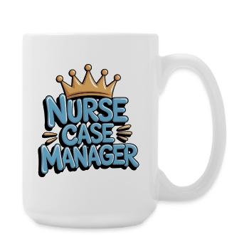 Nurse Case Manager – Healthcare Care Coordination  - Large Mug 440 ml - white - Right