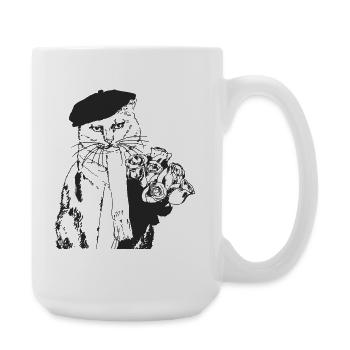MR STEAL YOUR GIRL - Large Mug 440 ml - white - Right
