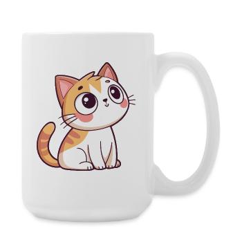 Curious Kitten - Large Mug 440 ml - white - Right