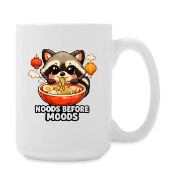 Ramen Noods Before Moods Waschbär - Große Tasse 440 ml - Weiß - Rechts