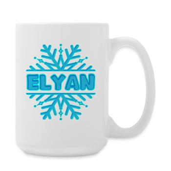 Elyan - Grande tasse 440 ml - blanc - Droite