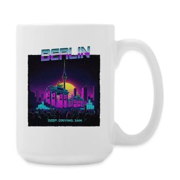 Berlin Retro Electro - Large Mug 440 ml - white - Right