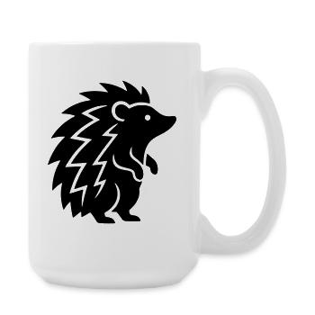 Igel - Große Tasse 440 ml - Weiß - Rechts