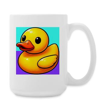 Caneton Canard Canard Canard - Grande tasse 440 ml - blanc - Droite