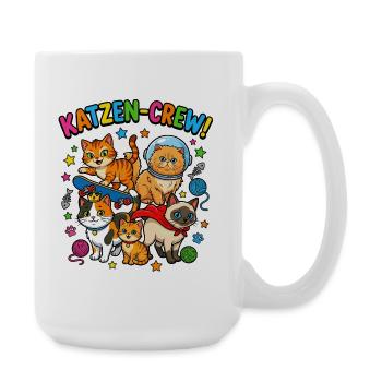 CatsCrew Skate Space - Large Mug 440 ml - white - Right