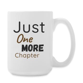 Nur Noch Ein Kapitel Shirt - Große Tasse 440 ml - Weiß - Rechts