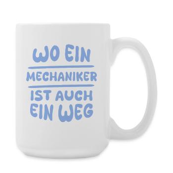 Gift for Mechanic - Large Mug 440 ml - white - Right