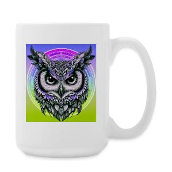 owl - Large Mug 440 ml - white - Right
