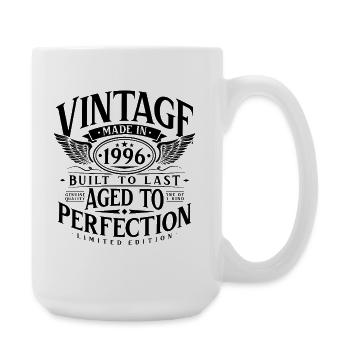 Vintage 1996 Vintage Birthday Retro Gift - Large Mug 440 ml - white - Right