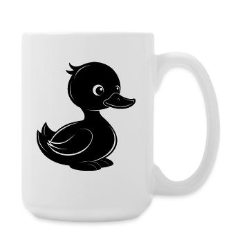 Baby duck - Large Mug 440 ml - white - Right