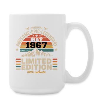 Mai 1967 – Mai 1967 - Große Tasse 440 ml - Weiß - Rechts