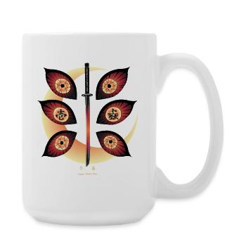 Mondschwert der Glückssymbole - Große Tasse 440 ml - Weiß - Rechts
