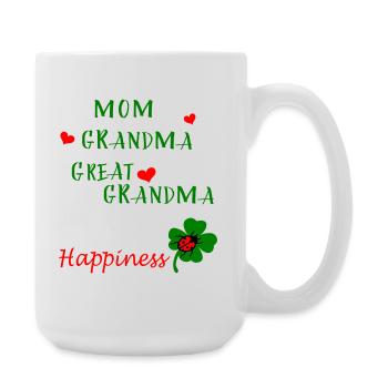 Maman Mamie - Grande tasse 440 ml - blanc - Droite
