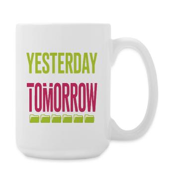 Preserving Yesterday for Tomorrow - Large Mug 440 ml - white - Right