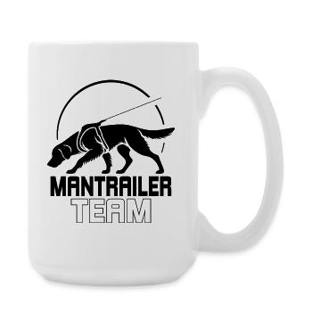 Golden Retriever Mantrailer Team Dog Sport Dogs - Large Mug 440 ml - white - Right