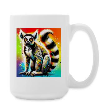 Lémurien - Grande tasse 440 ml - blanc - Droite