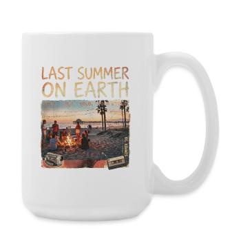 Last Summer On Earth - Große Tasse 440 ml - Weiß - Rechts