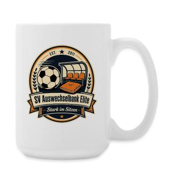SV Auswechselbank Elite - Große Tasse 440 ml - Weiß - Rechts