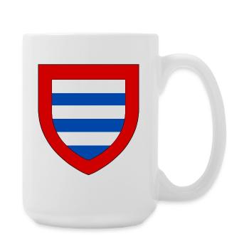 Wappen der Goële - Große Tasse 440 ml - Weiß - Rechts