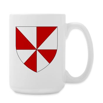 Blason du Gâtinais - Grande tasse 440 ml - blanc - Droite