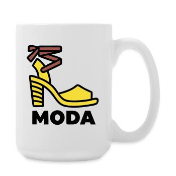High Heel Shoe Moda Italy Fashion Vacation - Large Mug 440 ml - white - Right