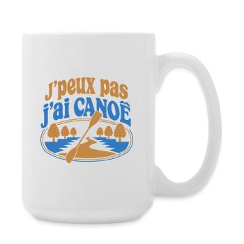 J’peux pas j’ai Canoë - Grande tasse 440 ml - blanc - Droite