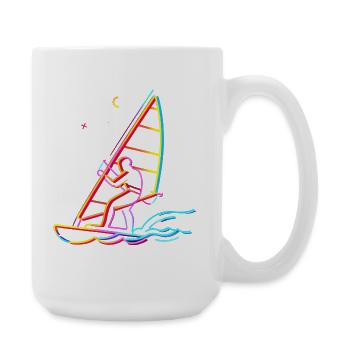 Mountain Bike Lover Graphic - Large Mug 440 ml - white - Right