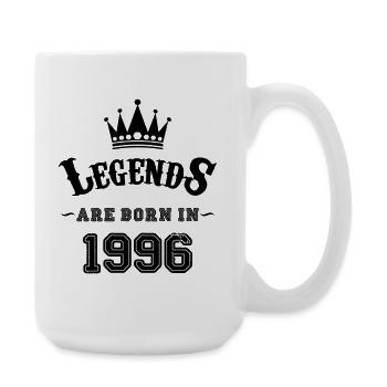 Légendes nées à - Grande tasse 440 ml - blanc - Droite
