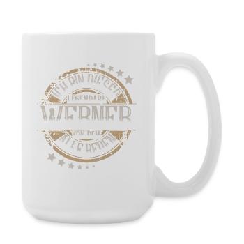 Werner - Große Tasse 440 ml - Weiß - Rechts