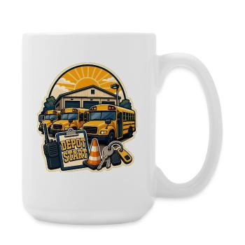 DEPOT START - Große Tasse 440 ml - Weiß - Rechts