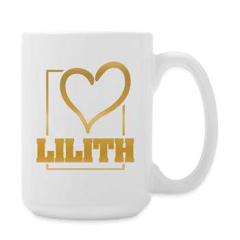 Nom de fille Lilith - Grande tasse 440 ml - blanc - Droite