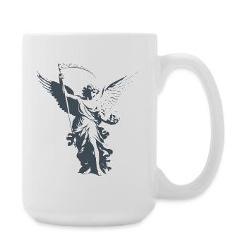 Geflügelter Engel - Große Tasse 440 ml - Weiß - Rechts