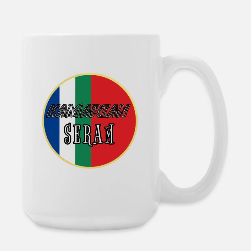Kamarian Seram Emblem - Large Mug 440 ml - white