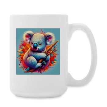 Koala - Grande tasse 440 ml - blanc - Droite