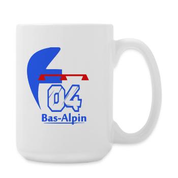 Logo von Bas-Alpine - Große Tasse 440 ml - Weiß - Rechts