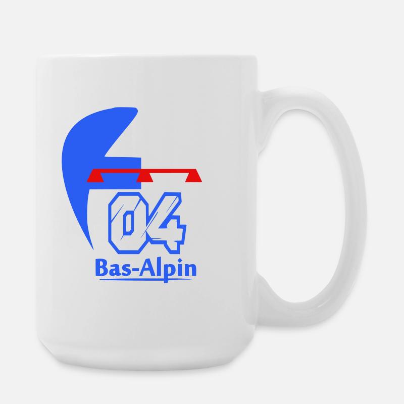 Logo von Bas-Alpine - Große Tasse 440 ml - Weiß