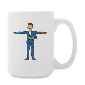 Gulden_middenweg - Große Tasse 440 ml - Weiß - Rechts