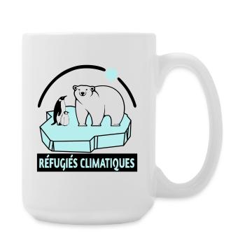 Réfugiés climatiques - Grande tasse 440 ml - blanc - Droite