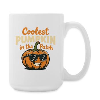 Coolest Pumpkin in the Patch - Large Mug 440 ml - white - Right