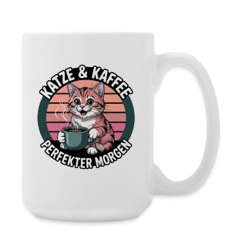 KatzCoffee Morning Greeting - Large Mug 440 ml - white - Right