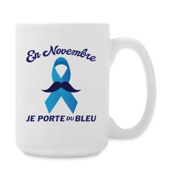 Monat des Bewusstseins für Prostatakrebs - Große Tasse 440 ml - Weiß - Rechts