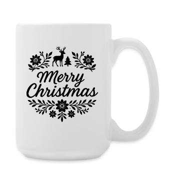 Noël - Grande tasse 440 ml - blanc - Droite